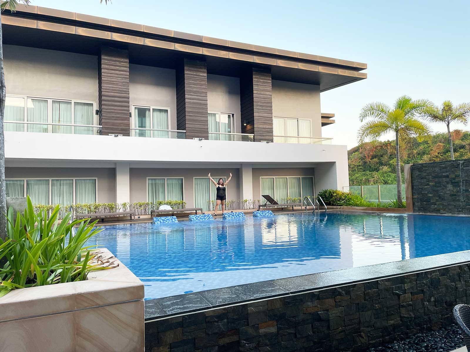 La piscine du Belmont Hotel Boracay