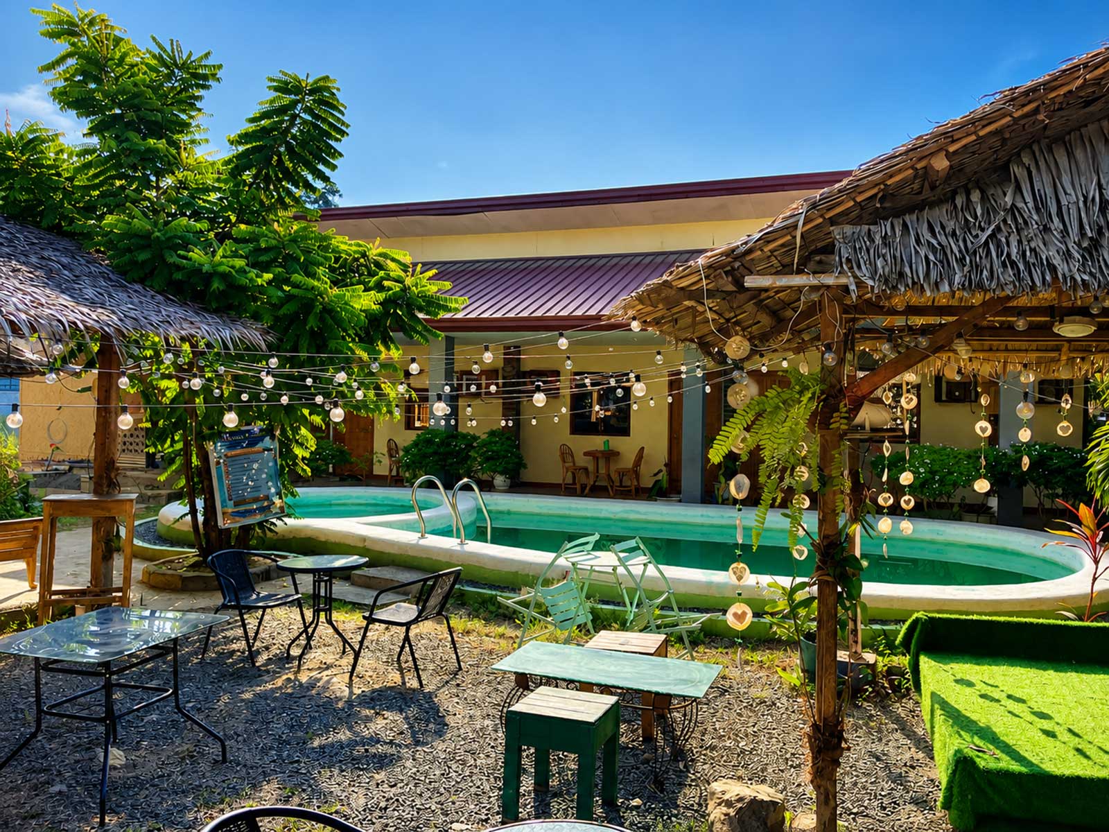 La piscine de la Casa Aitor à Puerto Princesa
