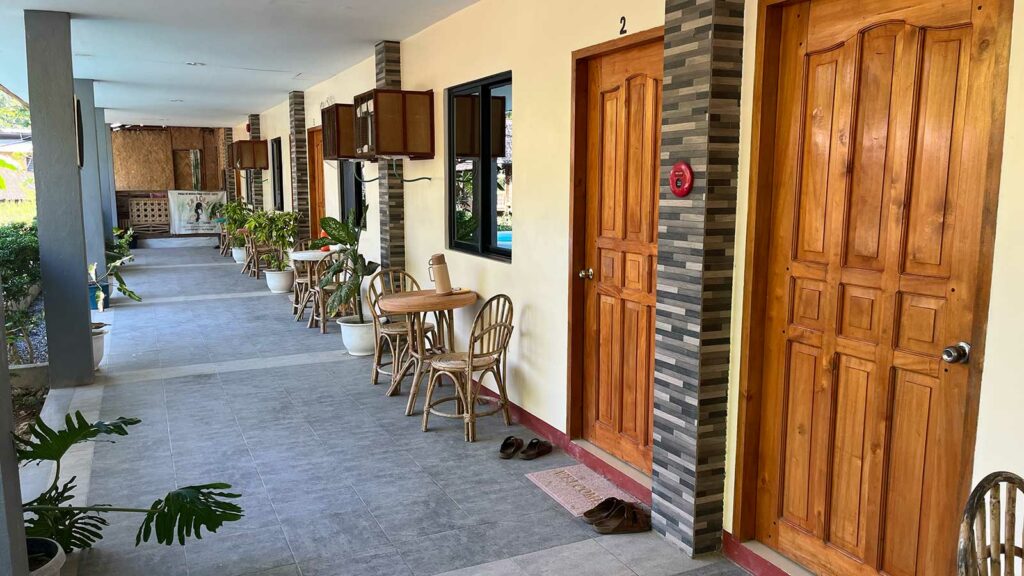 Les chambres de la Casa Aitor à Puerto Princesa